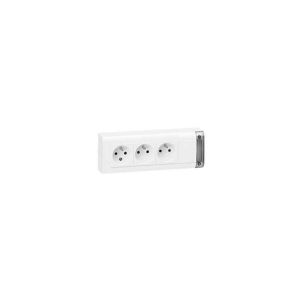 Bloc multiprises stan 3x(2P+T) 10/16A 250V blanc sans cordon - Legrand