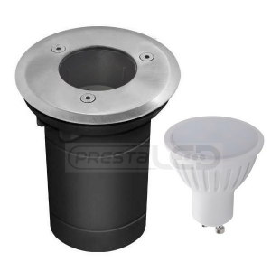 Spot Exterieur Rond Pour Sol IP67-Gu10(Lampe pas Incluse) - ETL