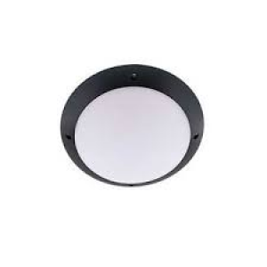 Apllique Murale ou Plafonnier avec Detecteur 360° 23W (10M-E27-IP66-IK10)Noir - Indigo
