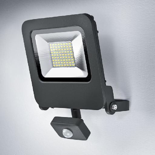 PROVIT PROJECTEUR LED NOIR 50W 5700K AVEC DETECTEUR - Secom