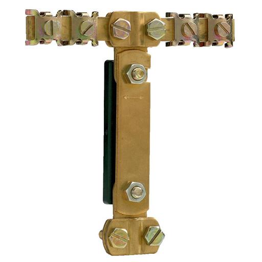 BARRETTE DE COUPURE DE TERRE AVEC BORNES(Coupe terre) - Mondelec