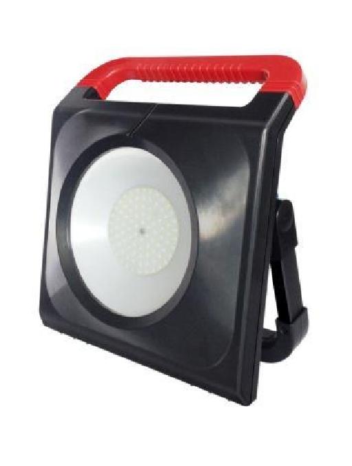Projecteur Chantier LED  50W, IP54, 5000lm, 6500K avec 2 Prises Terres - Redali 59