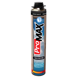 MOUSSE DE MONTAGE PROMAX STOP FIRE 750ml 50L - Imexpaco