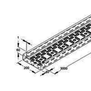 CHEMIN DE CABLE 60200 par M (long 3M) - Stal