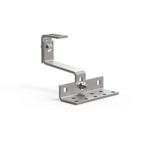 Crochet de toit double reglable inox - Fixing