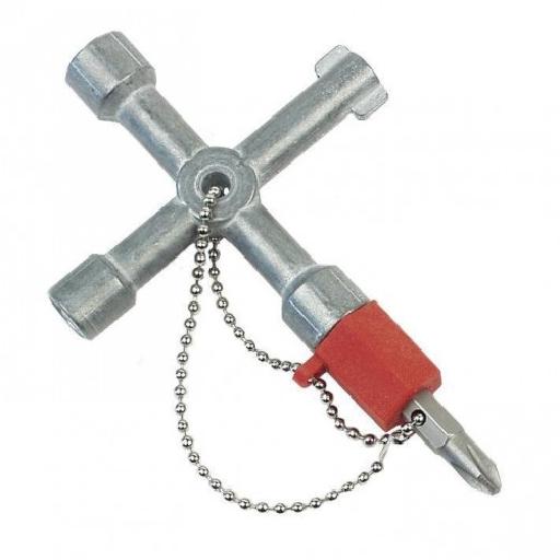 Clé croix universelle 72mm - Mannesmann