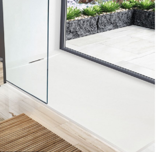 Receveur Edge 120x90cm en blanc (Wtfrt) - Waterfront