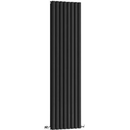 Radiateur vertical face lisse 2000x600x22 noir mat - NO Name