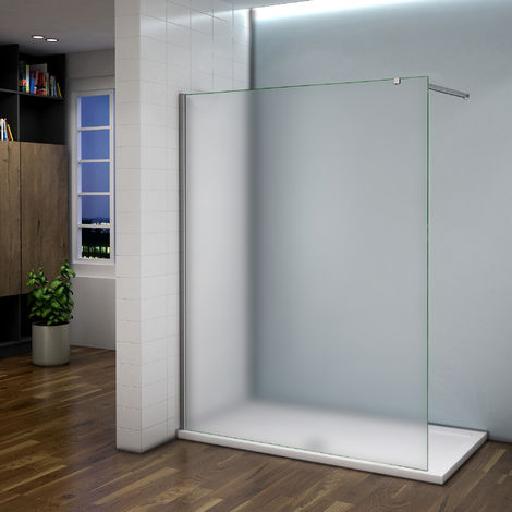 Waterfront///NE12.120/// Neo Paroi laterale 120x190 verre transparent 6mm anticalcaire - Waterfront