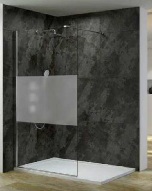 Waterfont/ paroi de douche 110cm avec zone sable 10mm/CWR.110U//531.00 - Waterfront