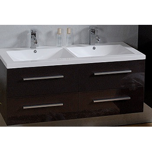 MEUBLE SOUS VASQUE ANTHRACITE L1200XH475   vasque liquidation - Elegant
