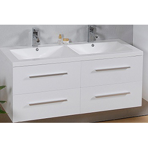 MEUBLE SOUS VASQUE BLANC L1200XH475 - Elegant