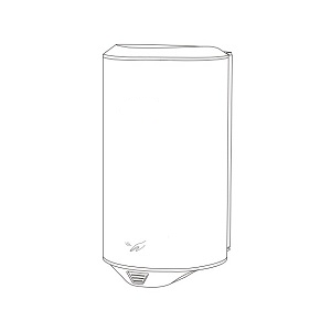 Sèche-mains  Blanc (poli):  240V - CleanOneDry