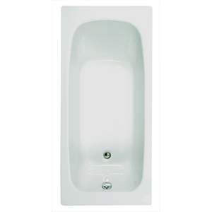 Flavis baignoire gain de place 150x70 x 55-58,5 cm Blanc - Allibert