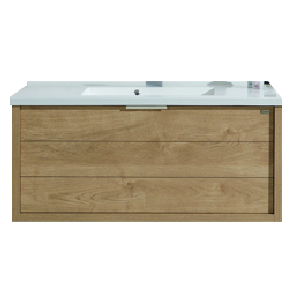 Meuble sous-plan de toilette 120 cm 120 x 46 x 46 cm Chêne - Allibert