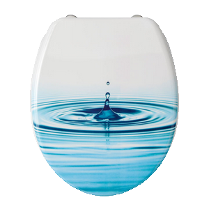 Goutte d`eau 36,5 x 4,6 x 44,5 cm Décor - Allibert