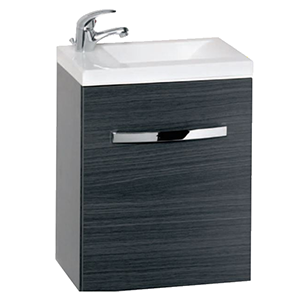 Lave-mains 40 cm 40 x 49,2 x 27 cm Chêne anthracite - Allibert