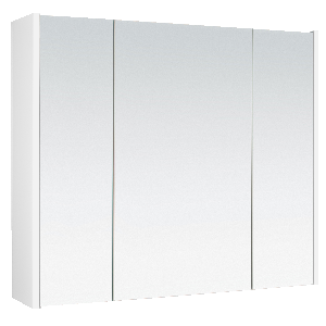 Armoire de toilette  80 cm 80 x 69 x 17 cm chêne blanc - Allibert