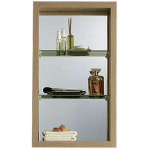 Module niche 40 cm 40 x 69,5 x 17 cm Chêne - Allibert