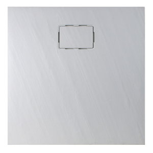 Rockstone carré Wit / Blanc 90 x 90 cm Blanc - Allibert
