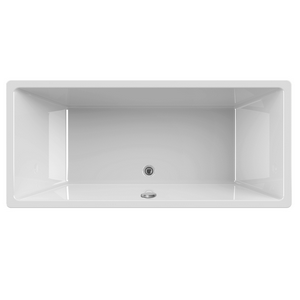 NILLA baignoire îlot monobloc droite 178,5x80x60 cm Blanc - Allibert