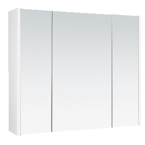 Armoire de toilette  80 cm 80 x 69 x 17 cm blanc brillant - Allibert