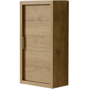 Module meuble haut 40 cm 40 x 69,5 x 17 cm Chêne - Allibert