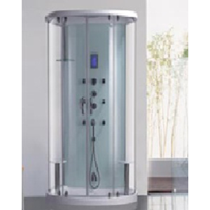 Douche Hammam 135 cm x 100 cm x H 2,15 M Radio-led-Extracteur Air - Elegant