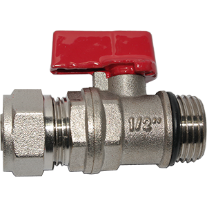MINI VANNE ROUGE 1/2X3/4EK RACC.16 - CM Fittings
