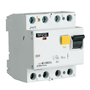 INTER. DIFFERENTIEL TC 4P 40A 300MA TYPE A - Teconex