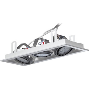 lamp fitting with lamp holder and 12V transformer - white - Toshiba Light
