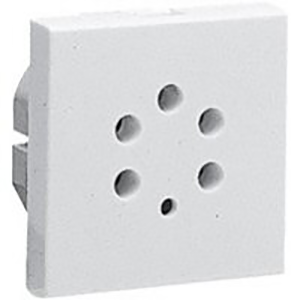 Mosaic prise Belgacom 4 cont. 2 mod. Blanc - Legrand