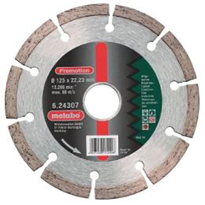 disque diamantée 125 mm ( GR 18 ) ( 624307000 ) - Metabo