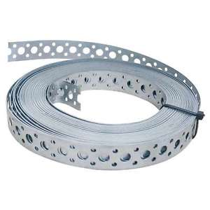 BANDE PERFOREE 17X0'8 ZINCATA ROTOLO MT 10 - Nobex
