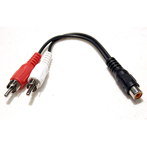 1RCA PLUG FEMELLE+2RCA MALE - Conex