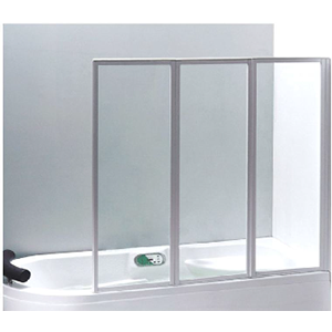 PAROI EN ALLUMINIUM BLANC 130X140CM - Elegant