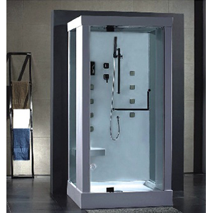 MODELE EXPO !!!!!!!  CABINE DE DOUCHE 110X110X225CM MULTIFONCTION AVEC VAPEUR - Elegant