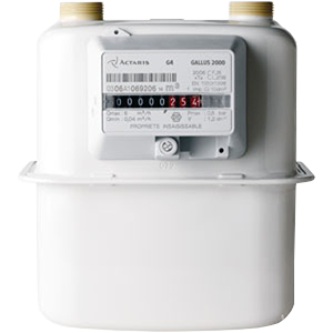 Compteur gaz naturel Pmax 0.5b Qmax 4m³/h - Soper