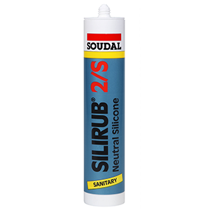 SILIRUB 2 S CARTOUCHES 310ML TRANSPARENT - Soudal