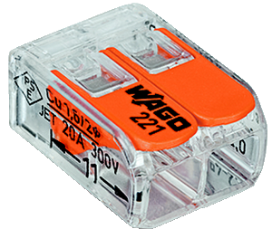 Compact Universelle 2 x 0.2- 4mm²(221-412)par 100pcs - Wago
