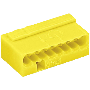 BORNE MICRO 8 AANSL JAUNE - Wago