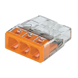 WAGO 3X2.5MM TRANSPARENT PAR 100PC(2273-203) - Wago