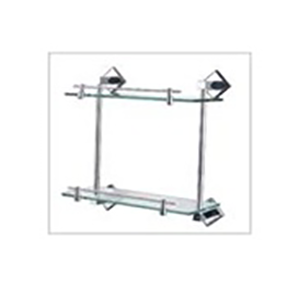DOUBLE ETAGERE EN VERRE - Elegant